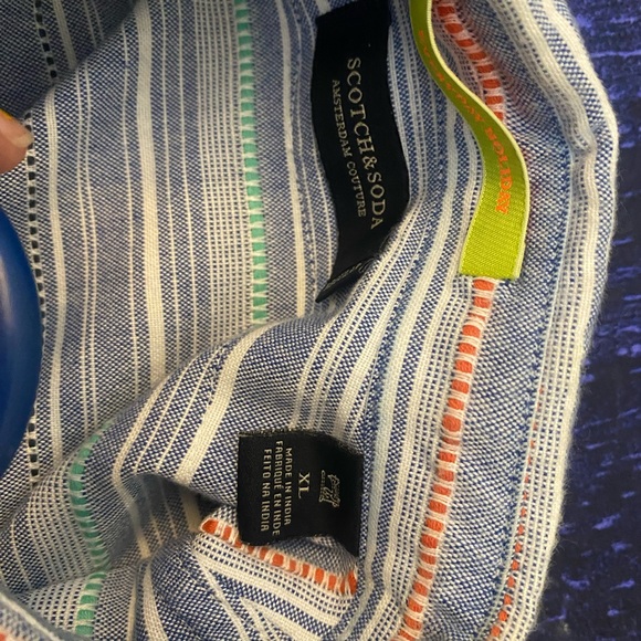 Scotch and Soda -Everyday Collection- BabyBlue Button Up-XL - Picture 6 of 6